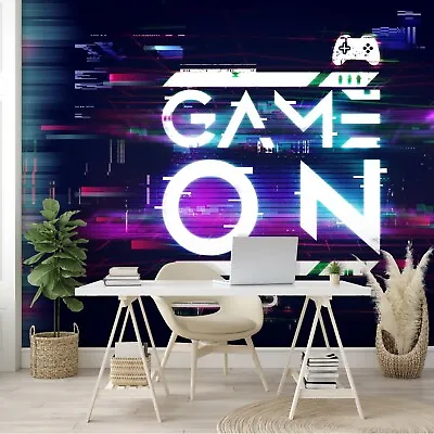 GAMER Mural WALLPAPER Gaming Wall Decor Boys Room Non-Woven 🚚 FAST Delivery 🚚 • £49.90