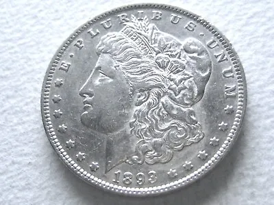 1893-P Morgan Dollar Rare Date Extreme Details - (18-N)++++ • $795