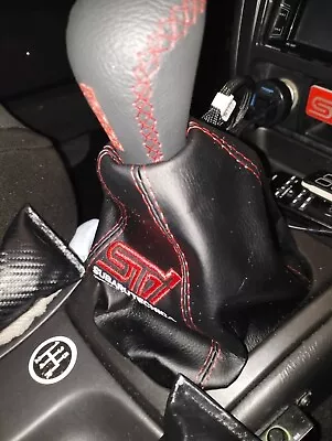 Subaru Leather Gear Shift Boot Cover • $45