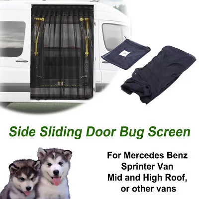 Magnetic Bug Screen For Side Sliding Door Mosquito Flyscreen For Cars & Vans • $49.99