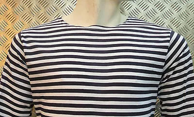 £15.29 • Buy Russian / Soviet / USSR / CCCP Style Stripy Sailors Telnyashka Top All Sizes NEW