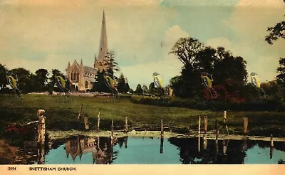 £4.97 • Buy Snettisham Church, Norfolk, 2554, Postcard, 1950/60s