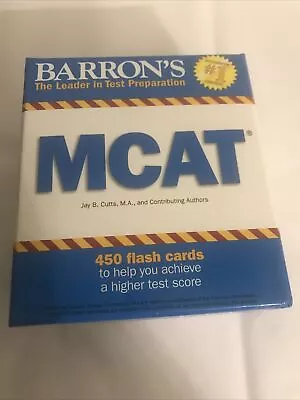 Barron's Test Prep Ser.: MCAT Flash Cards By Jay B. Cutts (2015 CardsFlash... • $9.99