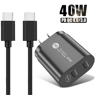 40w Super Fast Charger Type C&Cable For Xiaomi Redmi Note 7 8 9S 10 11 12 Pro 5g • $10.99