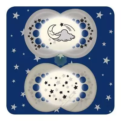 Air Night 16+ Rubber MAM 2 Pacifiers Baby • $18.30