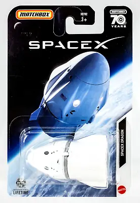 2023 Matchbox #8 (#74) SpaceX Dragon Capsule WHITE | FSC • $7.99
