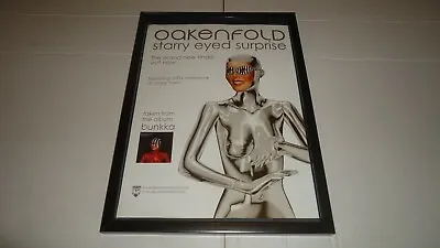 PAUL OAKENFOLD Starry Eyed Surprise-framed Original Advert • $21.12