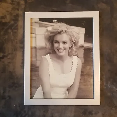 Rare Young Marilyn Monroe 14x11 Black & White Photo. 15.5 X 12.5 White Frame • $24.99