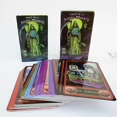 Tarot De La Santa Muerte Mazo De 80 Cartas Con Manual Berbera Editores Original • $29.99