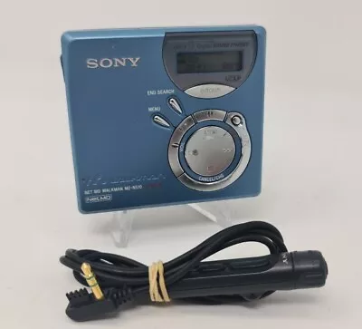 Sony Minidisc Player Recorder MZ-N510 Type S - Light Blue - Working • £79.99