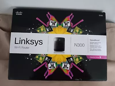 Linksys Wifi Router N300 E1200-NP • $19.99