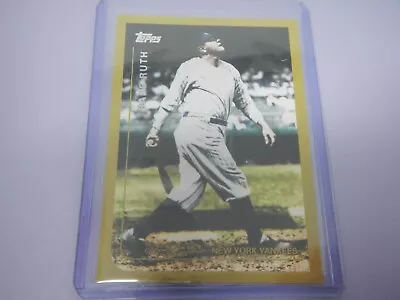 2010 Topps Vintage Legends Babe Ruth Yankees #VLC10 • $2.99