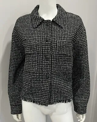 Nicole Miller New York Knit Button Up Blazer Coat Jacket Women’s Size Medium • $29.99