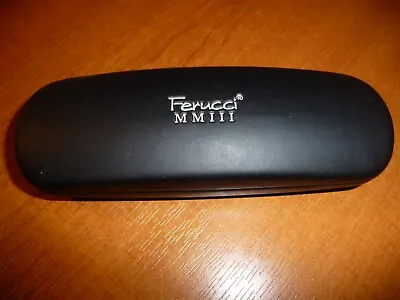 Ferucci Brand Stylish Black Hard Glasses Or Sunglasses Case - Lovely • £1.25