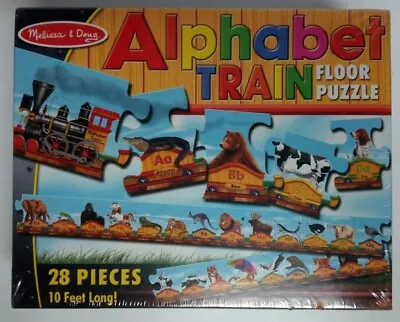 NIB Melissa And Doug Alphabet Train Floor Puzzle (28 Pc) • $16.99