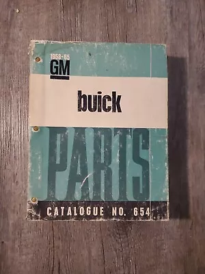 1958-65 Buick Parts Catalog No 654 Master Book GM 1959 1962 1963 1964 Pontiac • $10.89