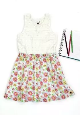 NWT Matilda Jane DREAM ON Dress 12 Lace Floral Sundress Girl's Hello Lovely  • $16.99