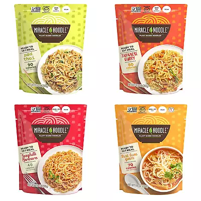 Miracle Noodle Variety Pack (Pad Thai Japanese Curry Spaghetti Marinara & Thai • $36.89