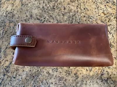 Wagoneer Leather Dopp Kit Men’s Travel Toiletry Bag By Rustico • $40