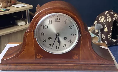 Gorgeous Antique Bentima Perivale Napoleon Hat Mantel Clock. British Made. VGC. • £95