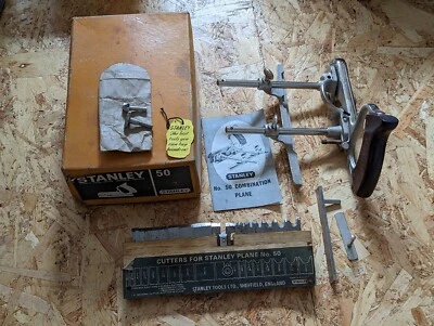 £110 • Buy Vintage Stanley No 50 Combination Plane Complete & Boxed