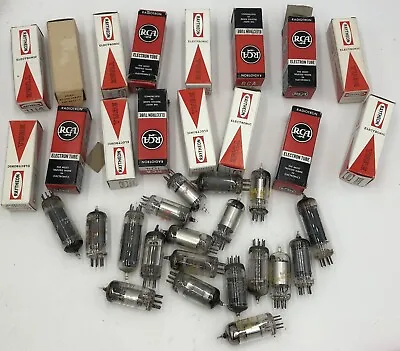 $34.99 • Buy Vintage Vacuum Radio Tubes & Empty Boxes Lot For Parts Not Working