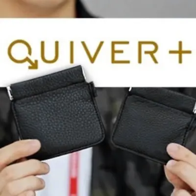 VDR Quiver Plus Magic Tricks Magic Coin Purse Leather Magician Close Up Gimmick • $14