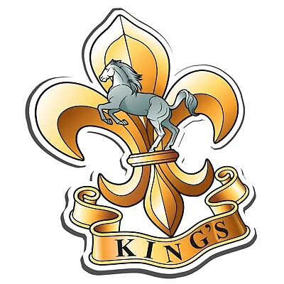 The King's Regiment Sticker - British Army - Kings • £2.49