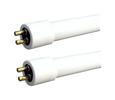 Pack Of 2 X 6w T4 Fluorescent Tube Warm White 232mm Inc Pins 218mm Excl Pins • £10.34