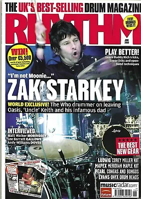 £3.50 • Buy RHYTHM Magazine (UK) No 164 (June 2009) Zak Starkey, Matt Walker, Lee Barratt