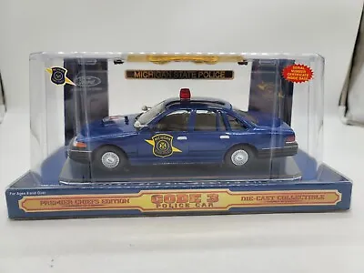 Code 3 Michigan State Police Ford Crown Victoria Police Cruiser Toy Car Model • $59.99