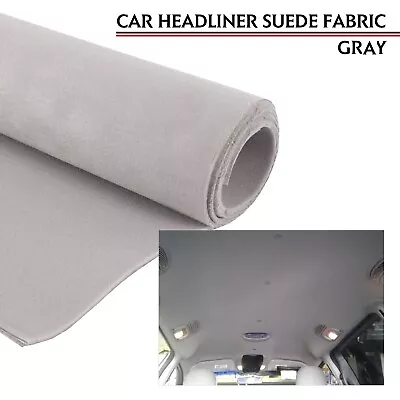 Suede Headliner Fabric Gray Replacement For Mitsubishi Eclipse Montero Outland • $72.19