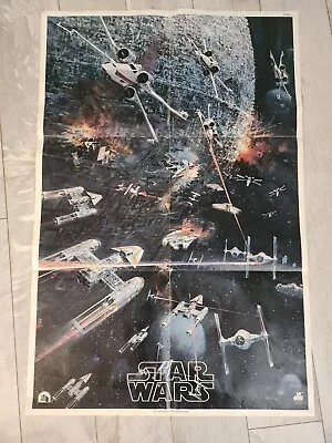 Vintage 1977 Star Wars A New Hope 33  X 22  Folded Movie Poster Original (G17) • $60