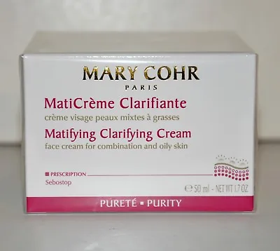 MARY COHR Matifying Clarifying Oily Skin Cream 50ml / 1.7oz -BNIB FREE SHIPPING • £46.85
