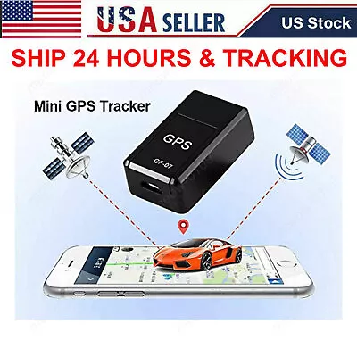 Magnetic GF07 Mini GPS Real Time Car Locator Tracker GSM/GPRS Tracking Device US • $8.89