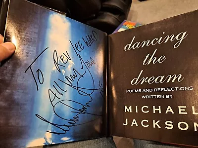 Autographed Signed Book By MICHAEL JACKSON - Dancing The Dream King Of Pop • $2499.99