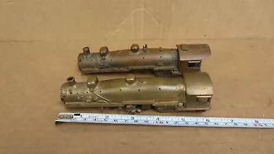 2 X Cast Brass Steam Locomotive Shells For Parts Only HO • $29.99