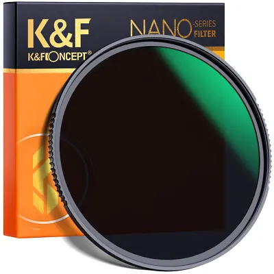 K&F Concept ND64 Lens Filter 49/52/55/58/62/67/72/77/82mm Nano-X Multi-coated • $31.34