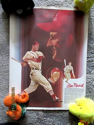 Stan The Man Musial  Poster/print St Louis Cardinals Hall Of Famer • $14.99