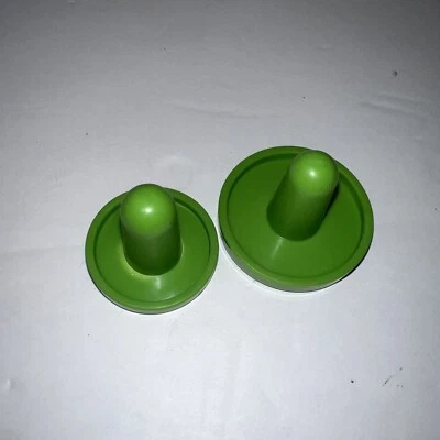 $9.99 • Buy Super Mario Air Hockey Replacement Parts Green Paddles Luigi Big And Small