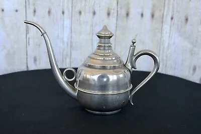 Silver Plated S. Sternau & Co ALCOHOL FLAGON/CHAFING DISH STERNO FILLER  ANTIQUE • $48