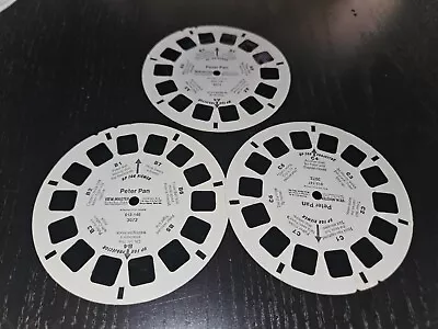 View Master Walt Disney's Peter Pan Children's 3 Reel Set 3072 REELS ONLY • $11.95