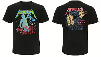 METALLICA Cd Cvr AND JUSTICE FOR ALL Official SHIRT LRG New Hammer Of Justice • $26.99