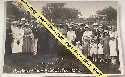 Old Postcard - Hook Norton Flowershow & Fete Oxfordshire RP • £9.99