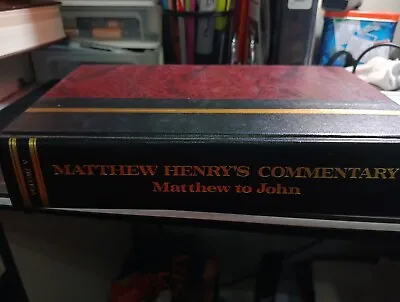 MATTHEW HENRY'S COMMENTARY ON THE WHOLE BIBLE Vol V HARDCOVER • $1.99