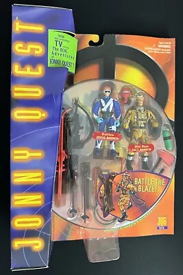 Jonny Quest The Real Adventures Battle The Blaze! JQ6 1995 Galoob NEW MOC Sealed • $25