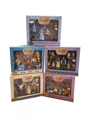 Vintage 1990s Walt Disney Parks Princess Figure Gift Set Lot Cinderella & More! • $249.99