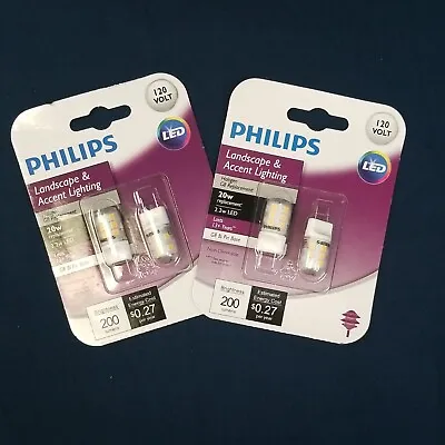 Philips 20 Watt Replacement 2-Pack LED G8 Bi-Pin Base Bulbs 120 Volt 2 Pack • $13.90