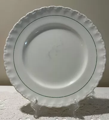 Grindley Dinner Plate Cream Petal Crimped Edge Gold Trim 3047 England Vintage • $15