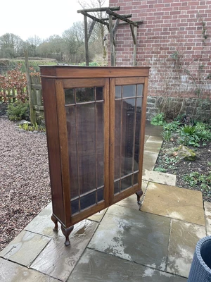 £50 • Buy Vintage Display Cabinet With Glass Doors